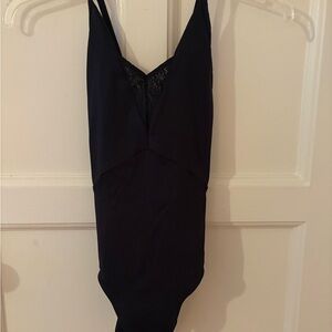 Stunning crochet detailed leotard